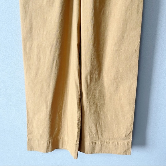 Anthropologie Maeve The Colette Weekend Jumpsuit Camel Tan Size 8 Belted NEW - Picture 6 of 13
